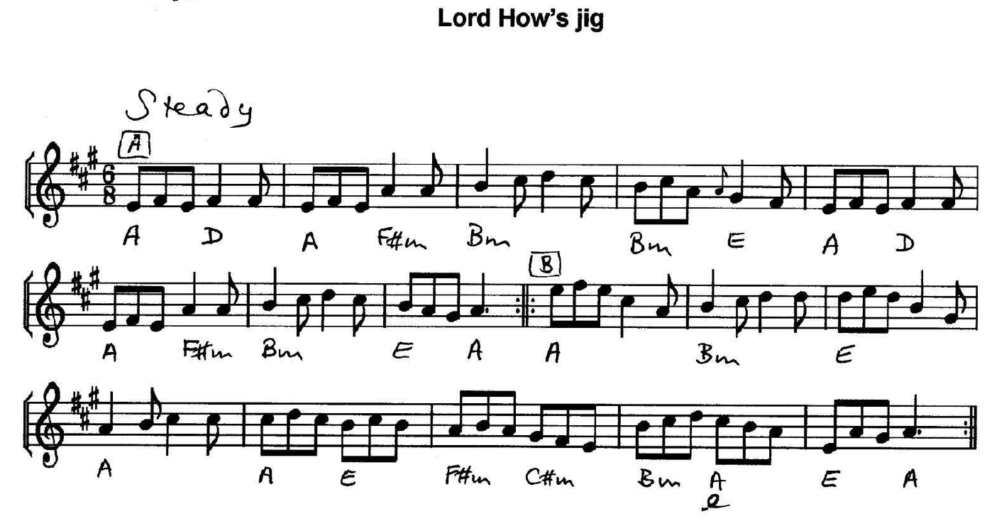 Lord How's Jig (music)